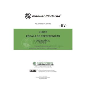 KV. ESCALA DE PREFERENCIAS VOCACIONAL